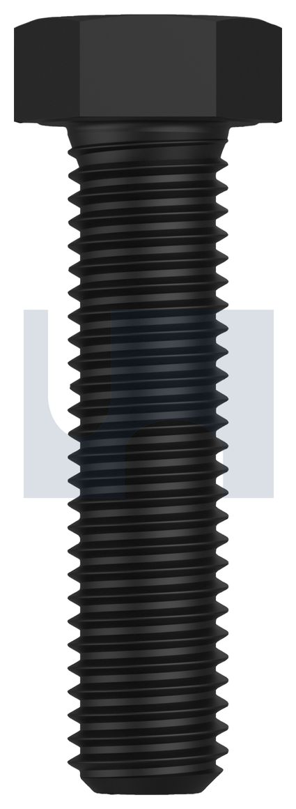 HEX HEAD SET SCREW NYLON UV S/SCREW DIN933:M8 X20 thumbnail 5