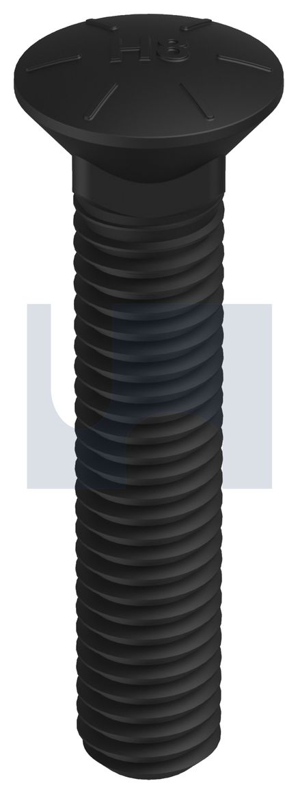 PLOW BOLT SQ NECK GR8 PLOW BOLT: 3/8UNC X 2 thumbnail 5