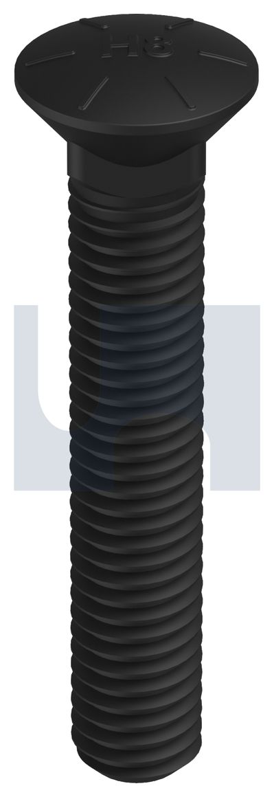 PLOW BOLT SQ NECK GR8 PLOW BOLT: 3/8UNC X 2-1/4 thumbnail 5