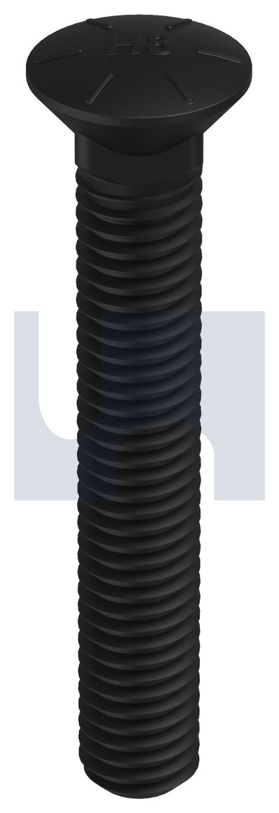 PLOW BOLT SQ NECK GR8 PLOW BOLT: 3/8UNC X 2-1/2 thumbnail 5