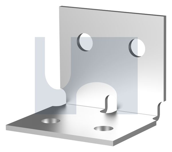 BRACKET ANGLE HEAVY DUTY ANGLE BKT H/D: M10  60X 60X 70 thumbnail 5