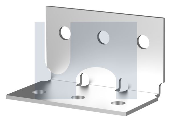 BRACKET ANGLE HEAVY DUTY ANGLE BKT H/D: M10  60X 60X105 thumbnail 5