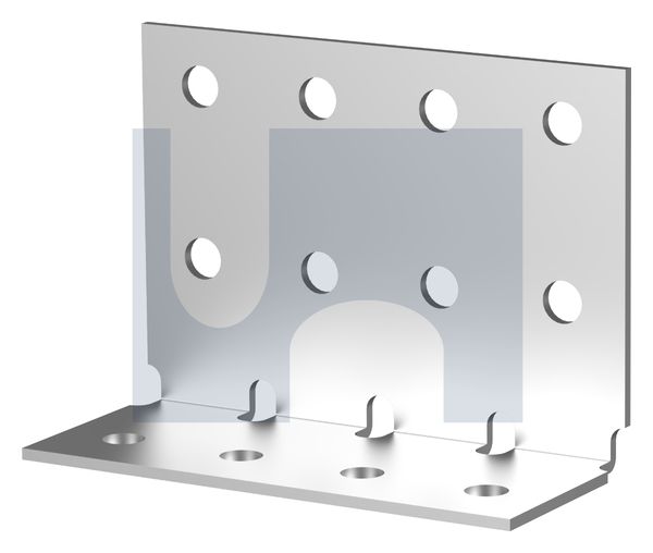 BRACKET ANGLE HEAVY DUTY ANGLE BKT H/D: M10  60X100X140 thumbnail 5