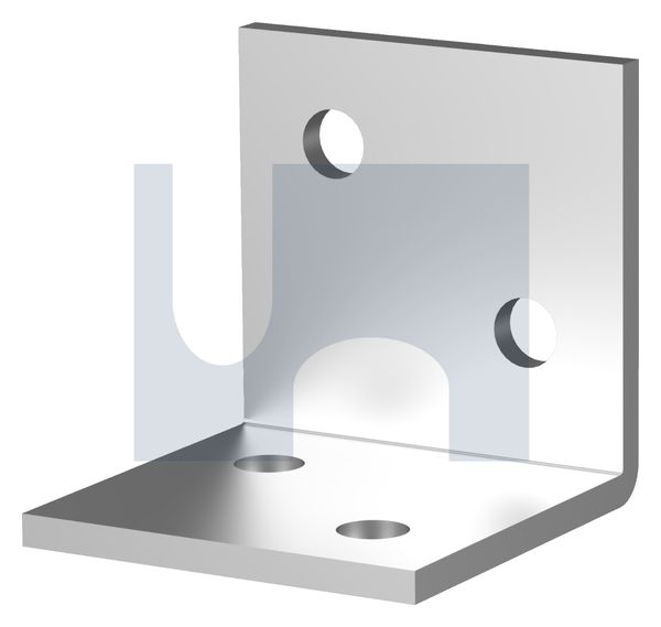 BRACKET ANGLE LIGHT ANGLE BKT LIGHT:  M6 X 40X 40 thumbnail 5