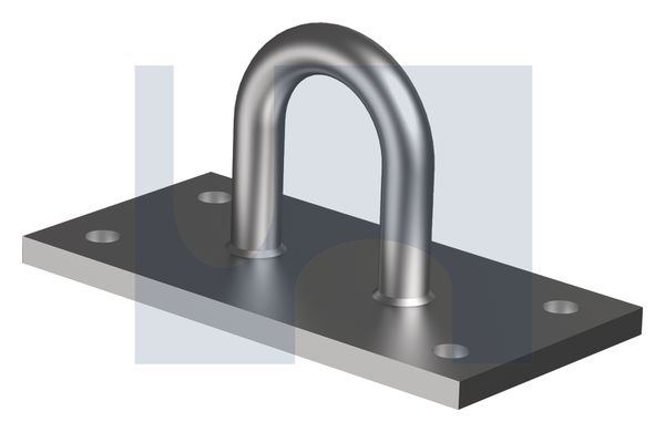 D ANCHOR BRACKET PLATE D ANCHOR BRACKET 4H: 100X50X5 thumbnail 5