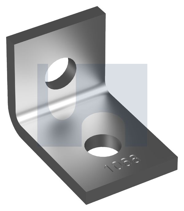 90deg ANGLE FITTING 2 HOLE HDG ANGLE FITTING 1068: M12 thumbnail 5