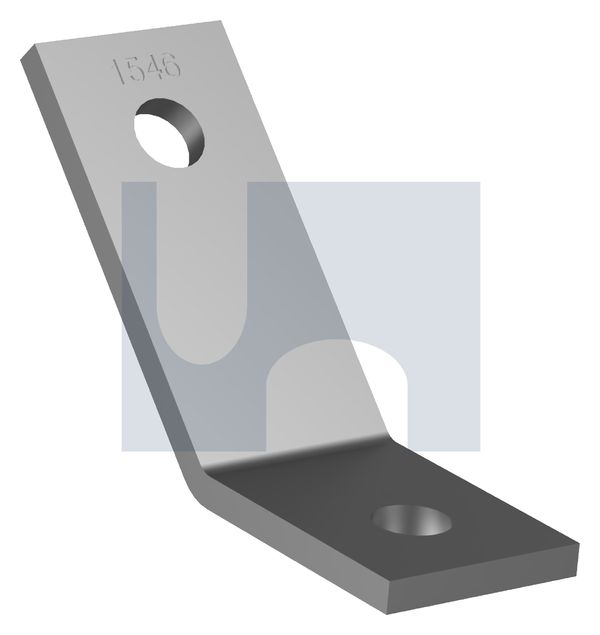 135deg OBTUSE ANGLE FIT 2 HOLE HDG ANGLE FITTING 1546: M12 thumbnail 5