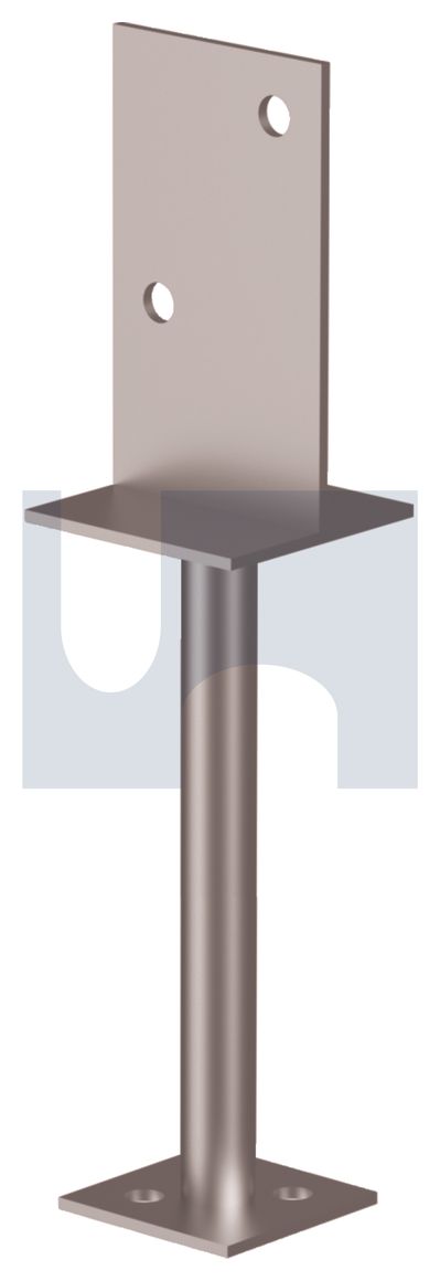POST SUPPORT H/DUTY T STIRRUP ROD STEM:  90 X  300 thumbnail 5