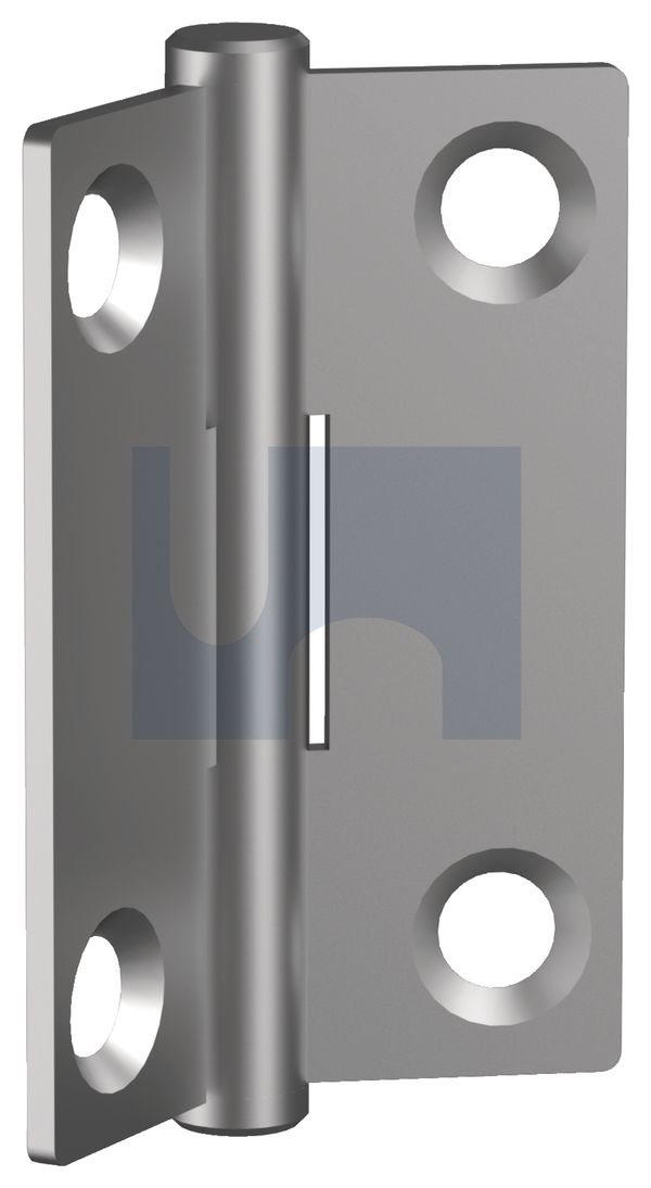 BUTT HINGE 4 HOLE - FIXED PIN 304 HINGE BUTT PAIR: 50 X  38 thumbnail 5