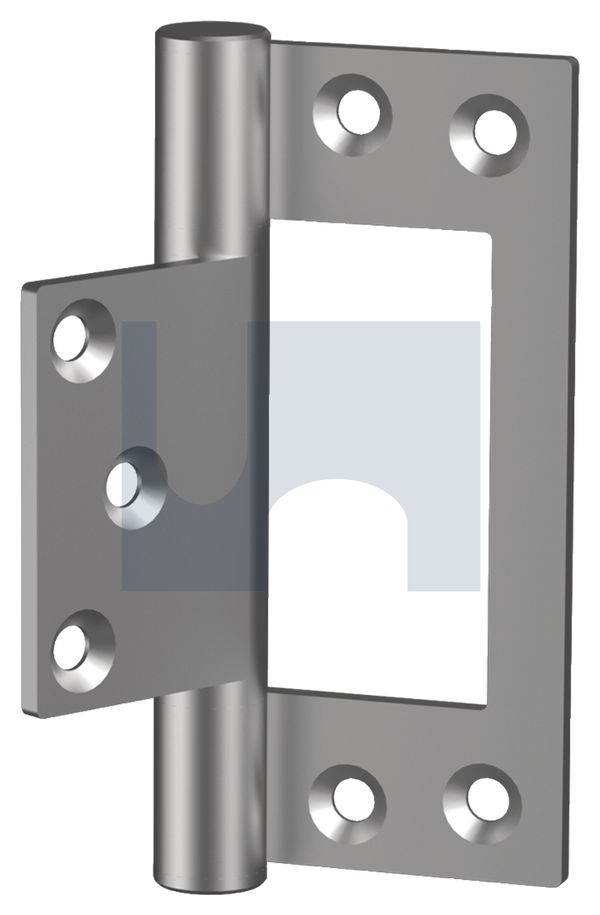 FLUSH FITTING HINGE ALUM HINGE FLUSH PAIR: 100 thumbnail 5