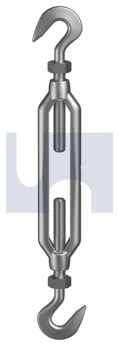 TURNBUCKLE HOOK+HOOK 316 T/BKLE HOOK+HOOK:M16 X 250 thumbnail 5