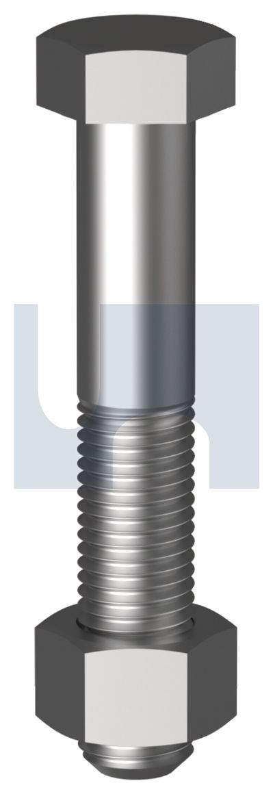 HEX BOLT & NUT G8 BLK BN KIT:  5/8UNF X 2-1/2 thumbnail 5