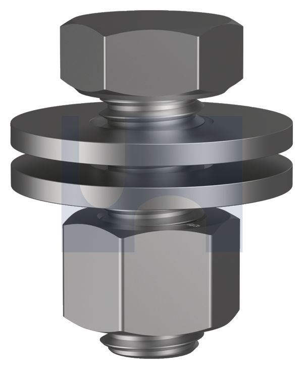 PURLIN HEX BOLT / NUT / WASHER Z/P 8.8 PURLIN KIT: M16 X 40 thumbnail 5