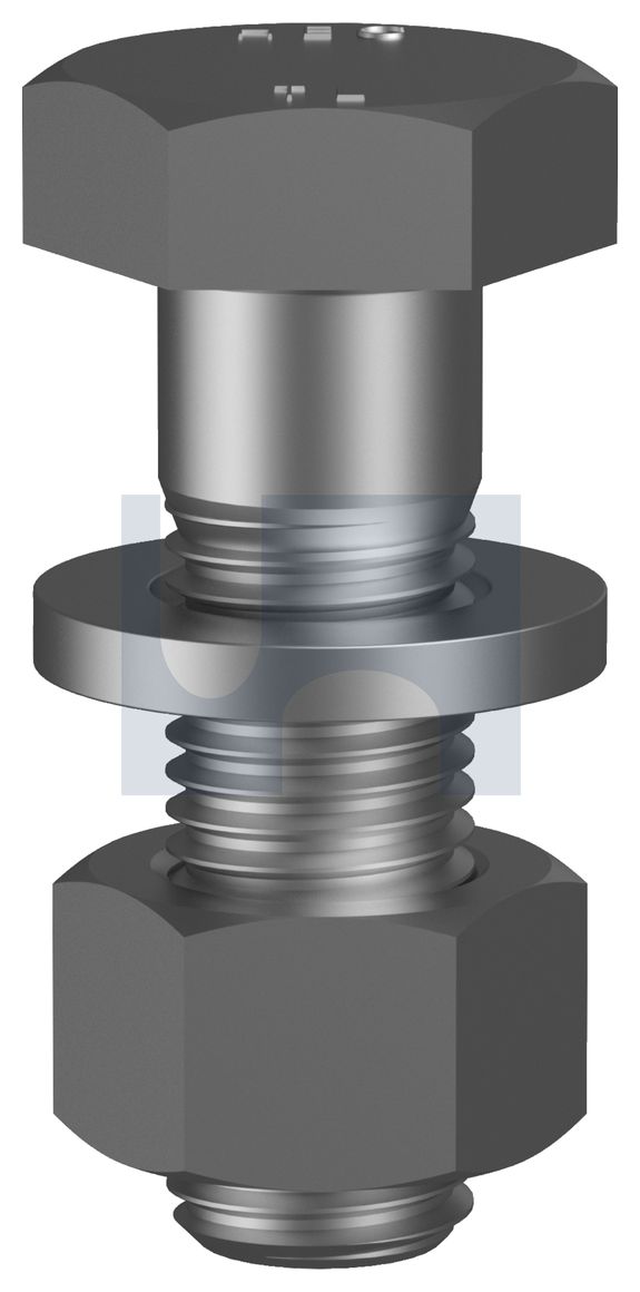 TOWER BOLT SINGLE NUT & WASHER HDG TOWER LT SN BNW: M16 X 35 thumbnail 5