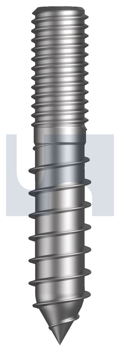 LAG SCREW ZP LAG SCREW: 1/4 BSW X 2 thumbnail 5