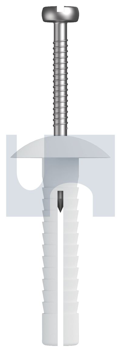 NAIL IN ANCHOR-MUSHROOM HD NYL 304 NAIL MUSH: 6.5X 25 thumbnail 5