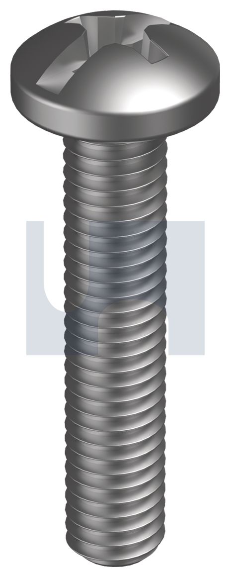 METAL THREAD PAN COMBI Z/P MS PAN PH/SL: M6 X  25 thumbnail 5