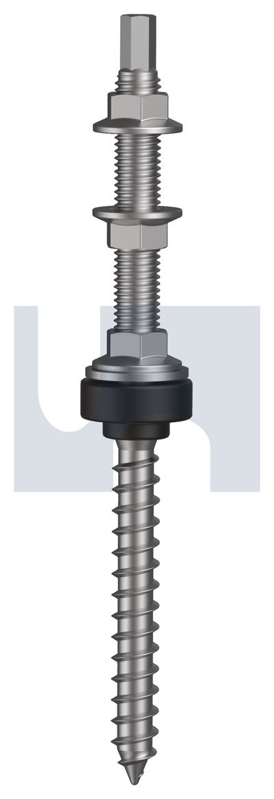 NW21 SOLAR SCREW KIT DUAL THRD 304 NW21 SOLAR KIT: 8/M8X200 thumbnail 5