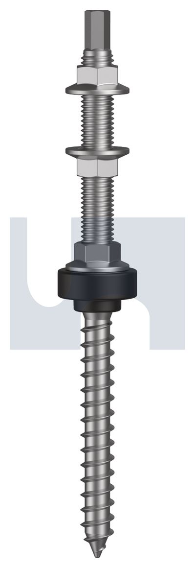 NW21 SOLAR SCREW KIT DUAL THRD 304 NW21 SOLAR KIT:12/M12X350 thumbnail 5