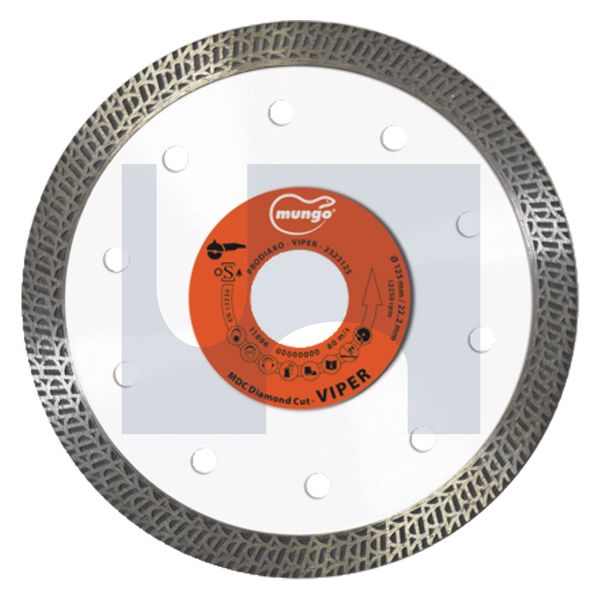 MDC VIPER DIAMOND BLADE MDC VIPER: 125 X 22.2 thumbnail 5
