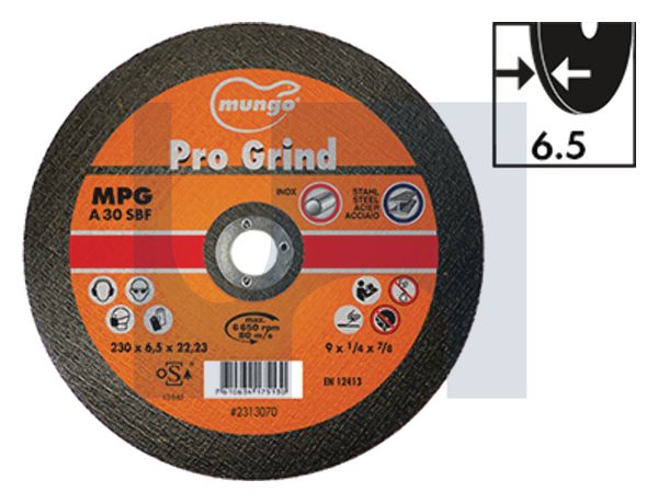 MPG PRO GRIND GRINDING DISC MPG PRO GRIND:125 X 6.5 X22.23 thumbnail 5