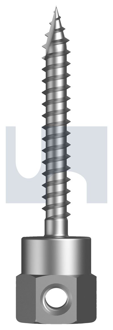 VERTICAL SIDE HANG T17 TIMBER Z/P VERTI T17 SE: M10 X  50 thumbnail 5