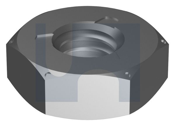 METAL LOCK NUT Z/P GRC METAL LOCK NUT: #12-24 thumbnail 5