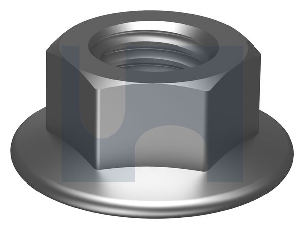 HEX FLANGE NUT AF12 [NO SERR] AF12 HDG CL8 FLG NUT: M8 thumbnail 5