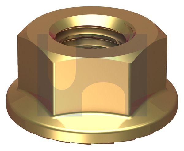 SERRATED HEX FLANGE NUT AF12 AF12 ZYP CL8 FL  NUT: M8 thumbnail 5