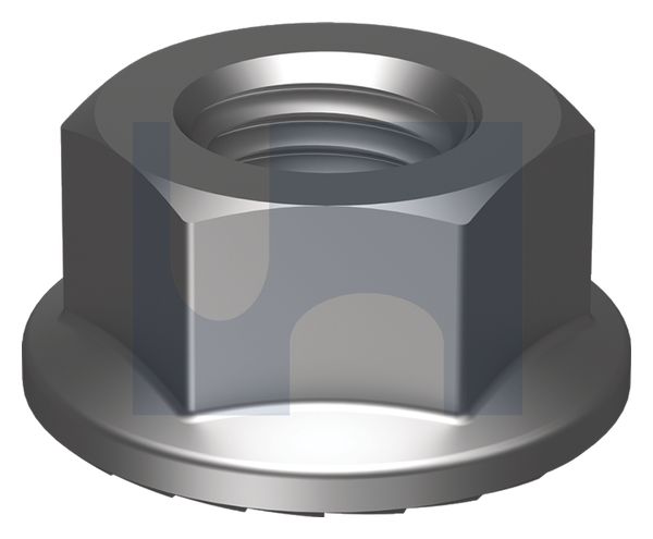 SERRATED HEX FLANGE NUT PLN CL10 SERR FLANGE NUT: M12 thumbnail 5