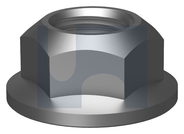 HEX FLANGE CONE LOCK NUT ZP DIN6927 CL10 FLG CON:M20 thumbnail 5