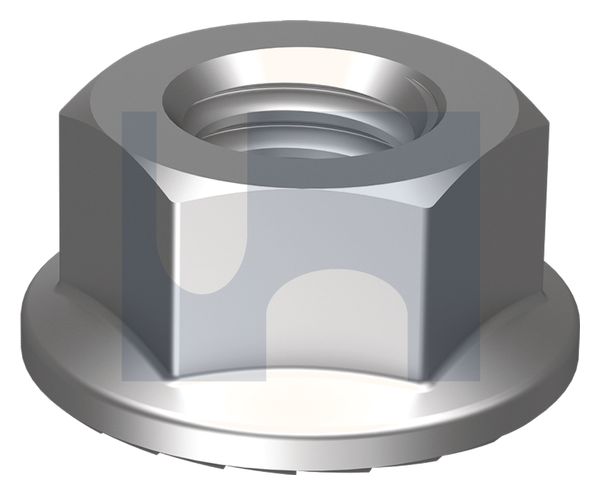 SERRATED HEX FLANGE NUT 316 SERR FLANGE NUT: 3/8UNC thumbnail 5