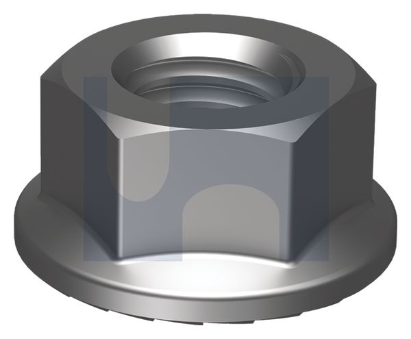 SERRATED HEX FLANGE NUT Z/P G8 SERR FLANGE NUT: 1/2UNC thumbnail 5