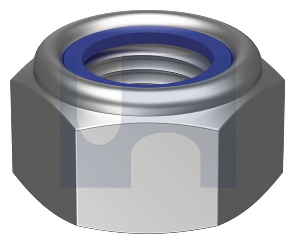 NYLOC HEX NUT 304 NYLOC NUT:  1/4 UNF thumbnail 5