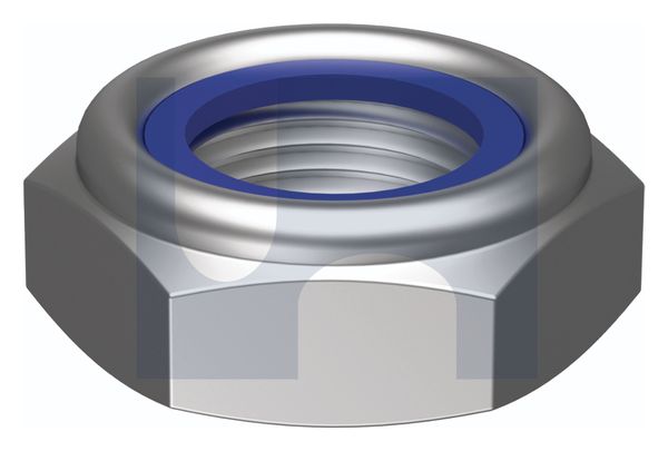 NYLOC THIN HEX NUT 304 THIN TYPE NYLOC: 1/2UNF thumbnail 5