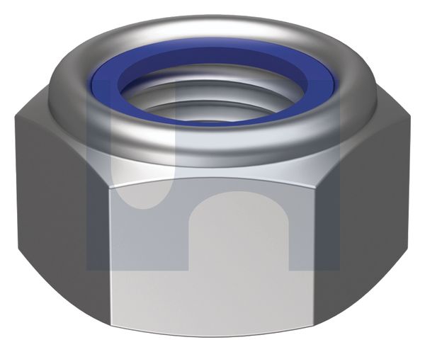 NYLOC HEX NUT 316 NYLOC NUT:  1/4UNF thumbnail 5