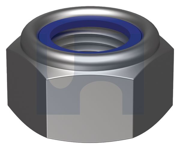 NYLOC HEX NUT GR2 Z/P NYLOC: 1-1/4UNF thumbnail 5