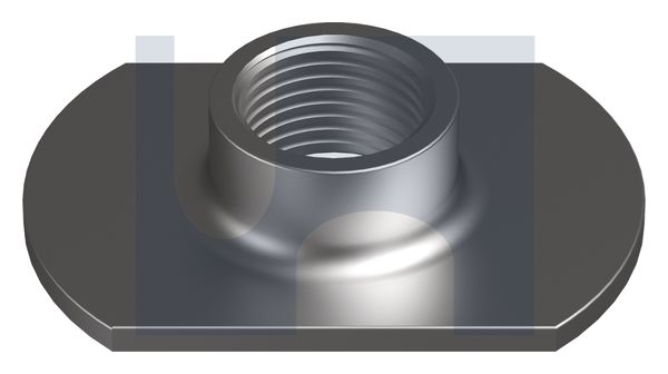 TEE NUT SLAB TYPE 304 TEE NUT SLAB: 3/8 UNC thumbnail 5