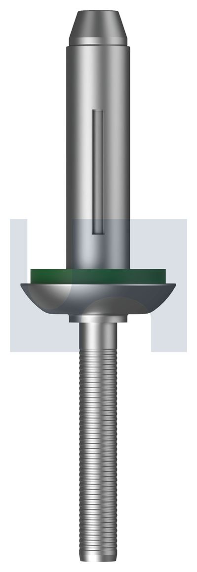 BULB-T RIVET OPEN EPDM WASHER RIV BULB-T 5056 AA: 7.7 X 27.7 thumbnail 5
