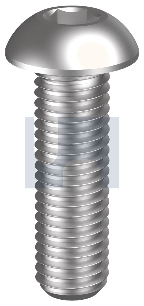 BUTTON HEAD SOCKET SCREW HEX 304 BHSS: 10-24UNC X   1/2 thumbnail 5