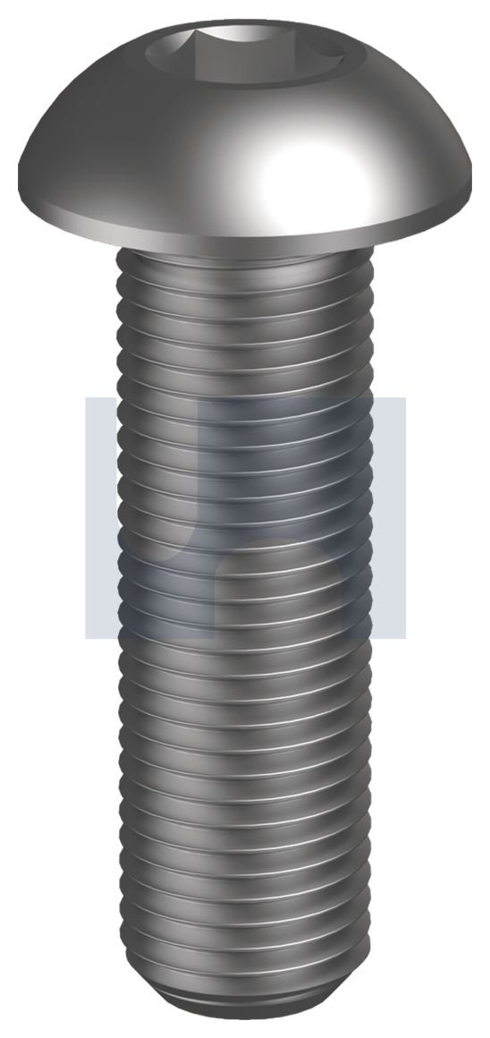 BUTTON HEAD SOCKET SCREW HEX PLN SO BHSS: 1/4 UNF X   1 thumbnail 5