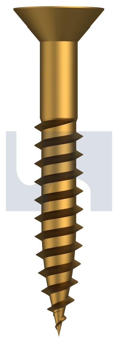 COUNTERSUNK WOOD SCREW BRASS WOOD CSK SL: #06 X 1 thumbnail 5