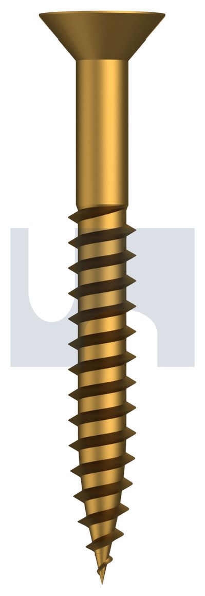 COUNTERSUNK WOOD SCREW BRASS WOOD CSK SL: #06 X 1-1/4 thumbnail 5