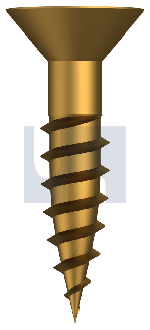 COUNTERSUNK WOOD SCREW BRASS WOOD CSK SL: #08 X 3/4 thumbnail 5