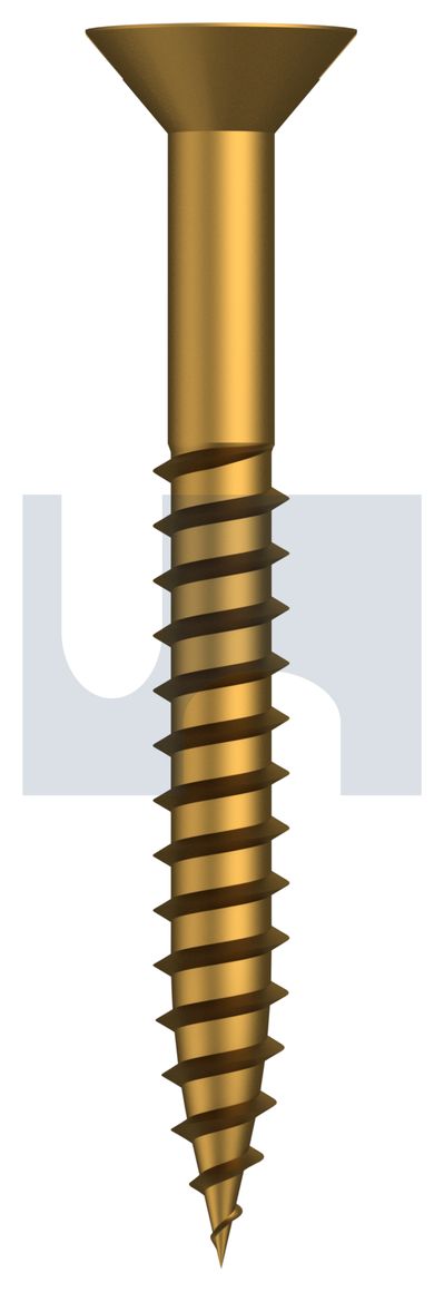 COUNTERSUNK WOOD SCREW BRASS WOOD CSK SL: #08 X 1-1/2 thumbnail 5