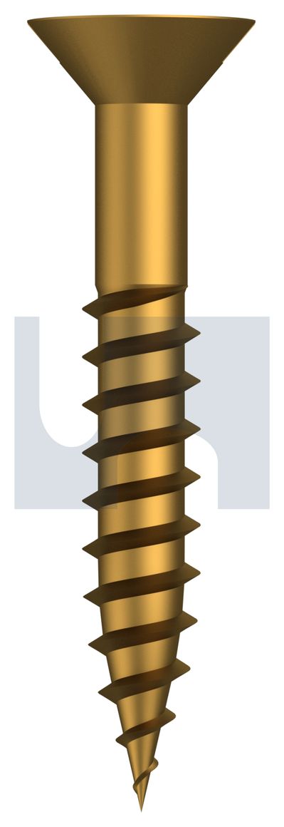 COUNTERSUNK WOOD SCREW BRASS WOOD CSK SL: #12 X 1-1/2 thumbnail 5