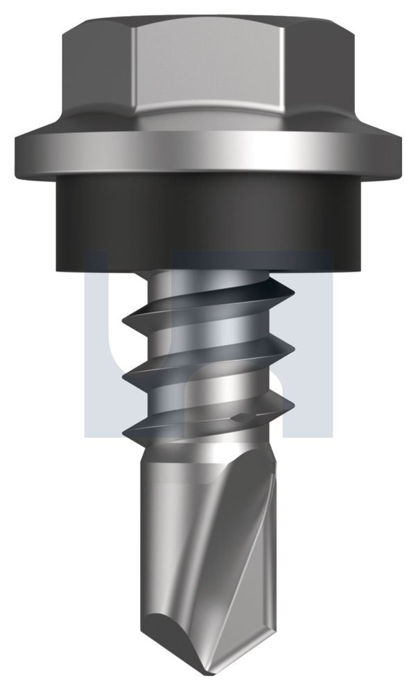 METAL SDS HEX HEAD + WASHER CL4 MET SEAL HX: 8-18X 12 thumbnail 5