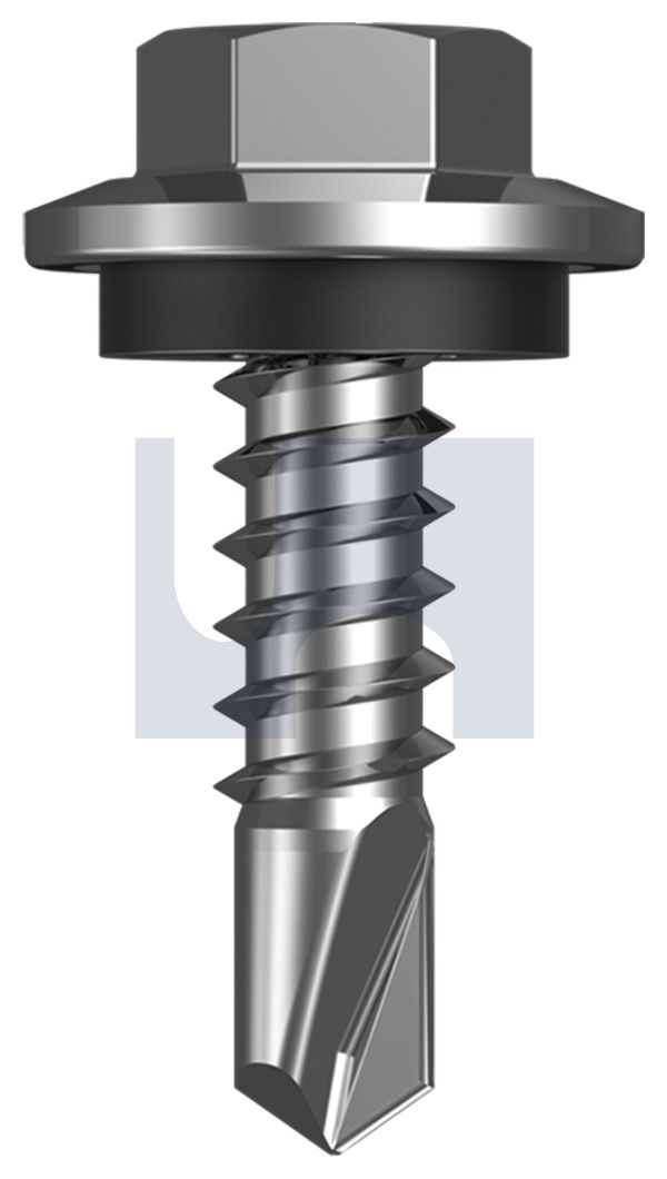 METAL SDS HEX HEAD + WASHER CL4 MET SEAL HX:12-14X 20 thumbnail 5