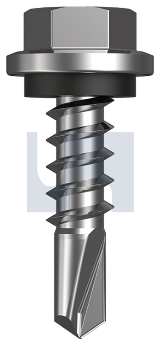 METAL SDS HEX HEAD + WASHER CL4 MET SEAL HX:14-10X 25 thumbnail 5