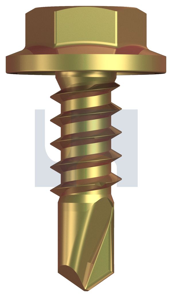 METAL SDS FLANGED HEX HEAD ZYP MET FLG HX: 8-18X 12 thumbnail 5